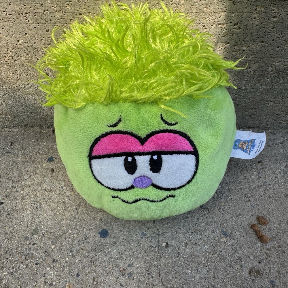 Calplush Club  Animal Pals Emotions Emoji Plush green Stuffed Collectible Rare